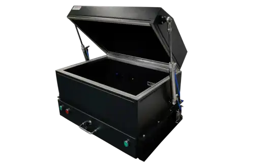 Pneumatic RF Shield Box